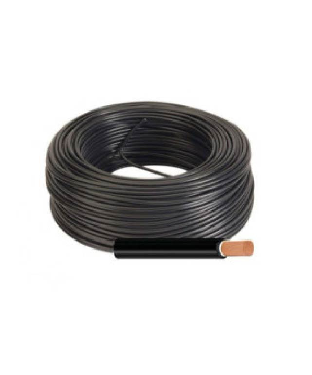 Rollo Cable Unifilar 6mm2 500m negro