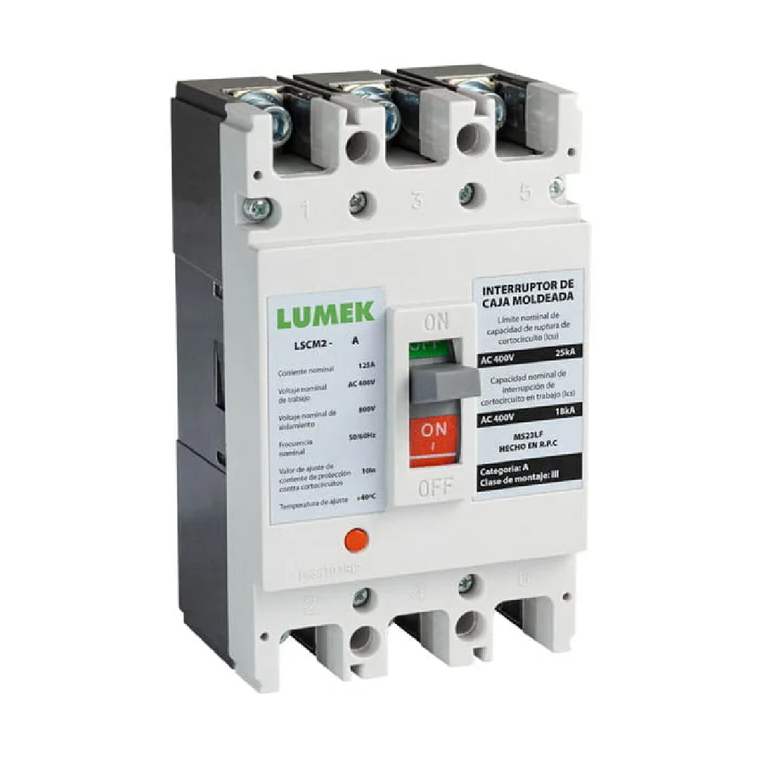 Totalizador Caja Moldeada 3X150 50KA Lumek